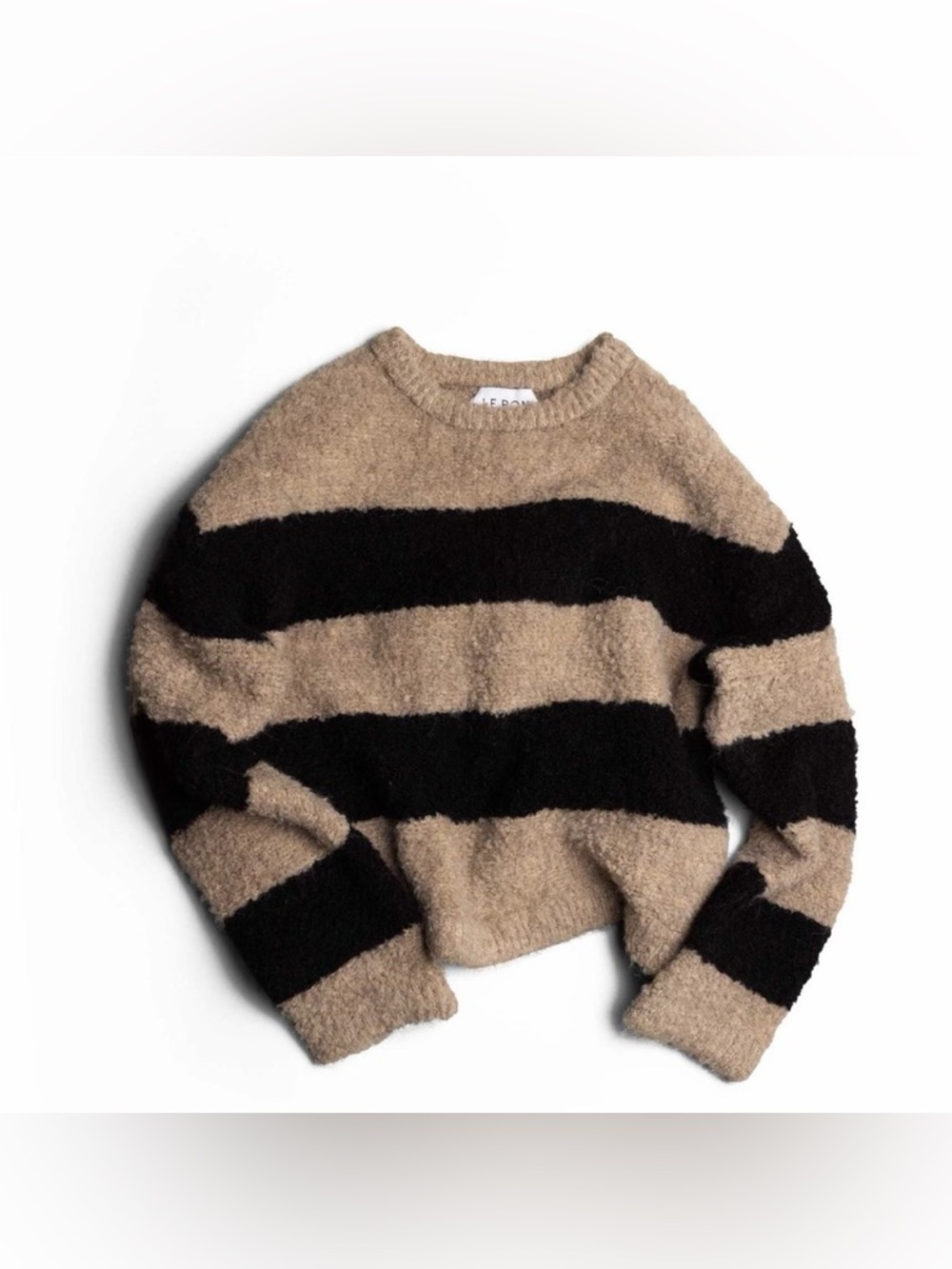 Le Bon Shoppe Mushroom + Black Simone Sweater XS/S